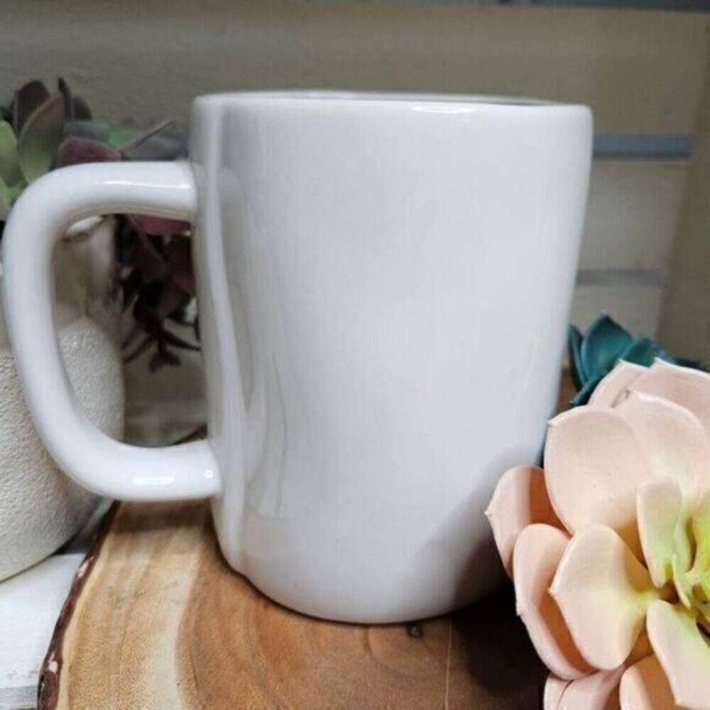 Rae Dunn CRAZY IN LOVE, BAE, SOUL MATE Artisan Magenta Love Set of 3 Mugs NEW - Picture 4 of 14